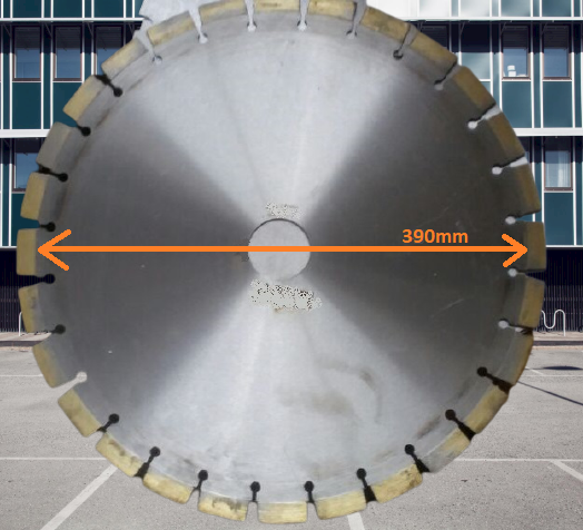 14 Inch RCC Cutting Blade for Handheld Wall & Floor Cutting Machine