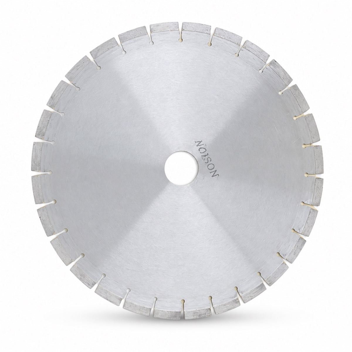 Jagson silver concrete cutting blade with a segmented rim, shown at an angle